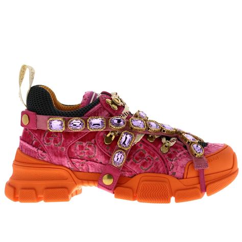 rhinestone gucci sneakers|Gucci sneakers multicolor.